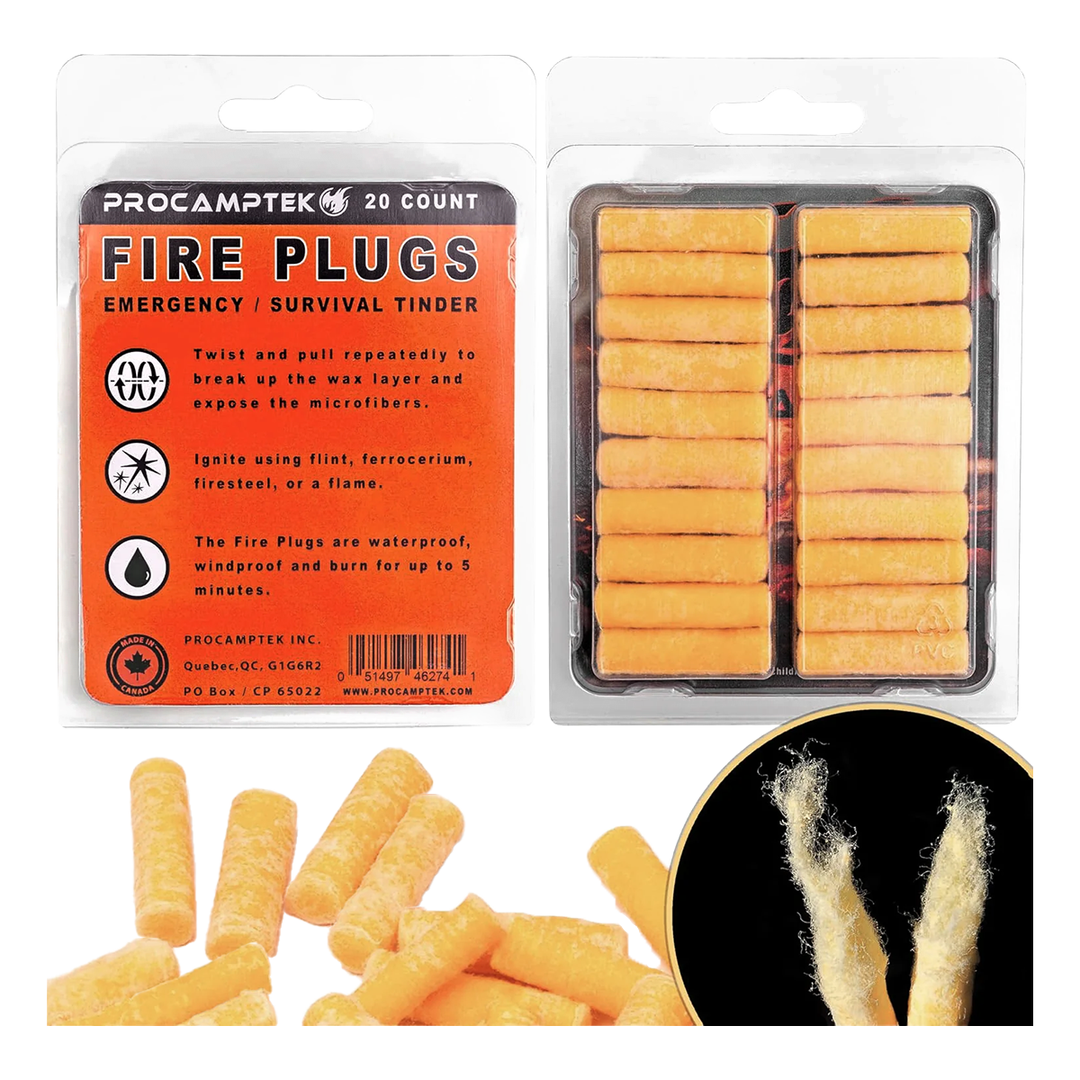 FIRE PLUGS - 20 count