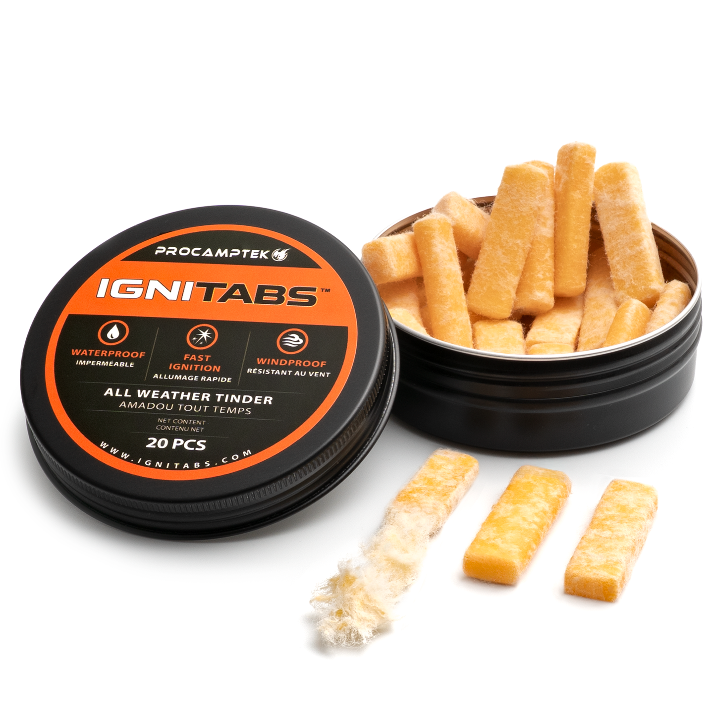 IGNITABS™ 20 pcs All-Weather Fire Starter