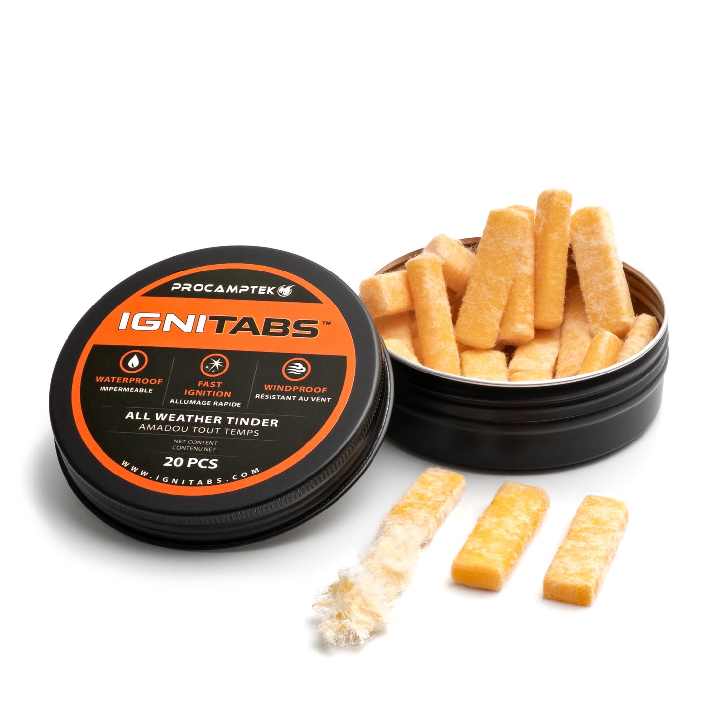 IGNITABS™ 20 pcs All-Weather Fire Starter