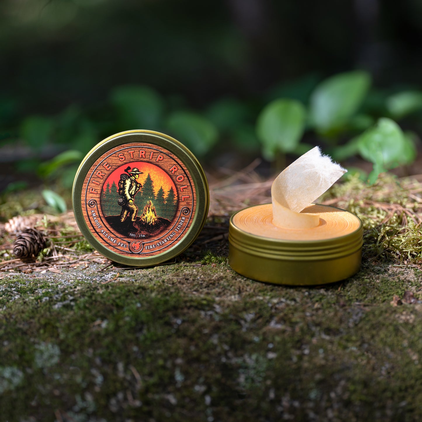 FIRE STRIP ROLL™ – Boîtier métal doré